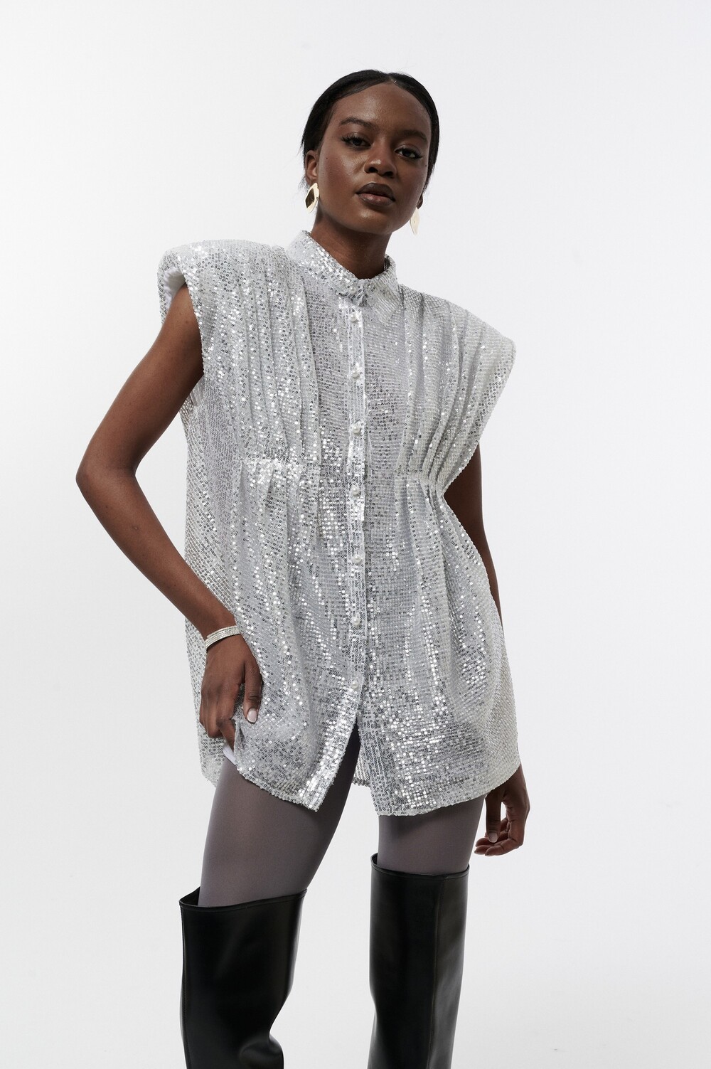 Sequined shirt